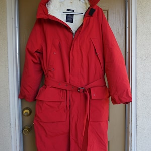 Nautica Down filled feather jacket coat size L large  insulated hooded