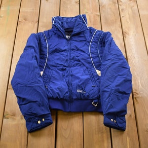 Vintage 1980s Ditrani Designs Full Zip Puffer Jacket / Goose Down Fill / Vintage Bubble Jacket / Winter / Streetwear / Made In Canada