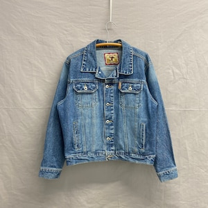 Medium / Vintage Cinch Denim Blue Rodeo Button-Down Cowboy Western Jacket