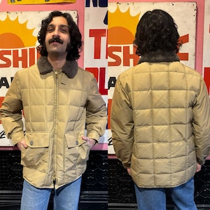 1970s Eddie Bauer Goose Down Jacket | Men's Large | As is, Marks