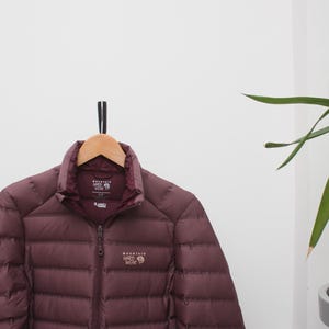 Mountain Hardwear Purple Puffer Down Jacket Size Small