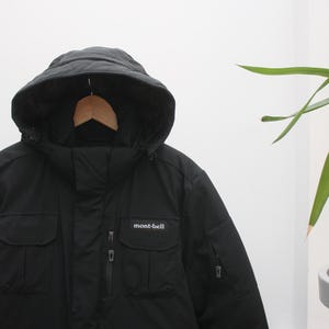 Montbell Black Puffer Down Parka Men's