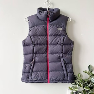 The North Face 700 Nuptse Down Puffer Vest Purple