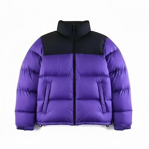 Unisex 700 Down Puffer Jacket  Purple Black Winter Outerwear:Coat  Warm Lightweight Down Coat Street wear Puffer for Men & Women