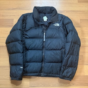 Women's Vintage The North Face Black Nuptse 700 Fill Down Puffer Jacket Medium