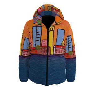 San Francisco Skyline Puffer Down