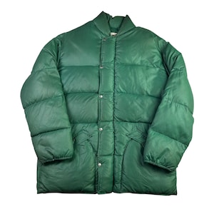 Vintage 1970s Hirsch Weis Goose Down Filled Puffer Jacket Size XL