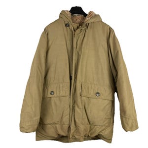 Vintage 60s 70s Eddie Bauer Polar Goose down Puffer Parka Coat Jacket L