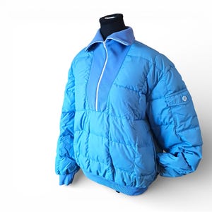 Vintage Eddie Bauer Expedition Outfitter Teal Aqua Goose Down Pullover Puffer Jacket Toronto Mens Unisex