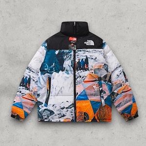 Custom TNF Nuptse-Style Puffer Jacket | Oversized Winter Coat | Streetwear Bubble Jacket | Personalized Cold Weather Outerwear