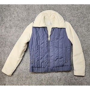 Vintage 1970's Roffe Ski Down Jacket Nylon Puff Retro made in USA unisex