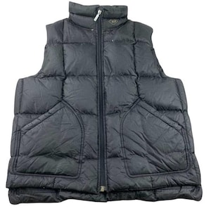 Diesel Vintage Y2K Puffer Vest Size M Black Real Down Vero Piumino Jacket Gilet
