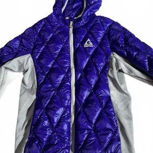 Gerry Down Jacket Purple Hooded Insulated Medium