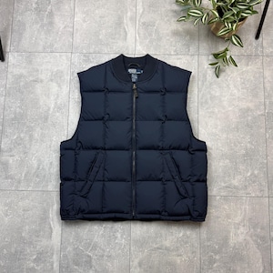 Vintage 90s Polo Ralph Lauren Sleeveless Puffer Down Jacket Size XL